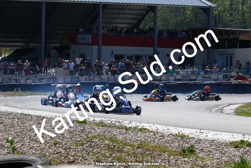 16 & 17/04/2022 : 3ème manche du Championnat du Sud 2022 au circuit d’Aigues-Vives (photos Stéphane Agnus) 2022 — karting