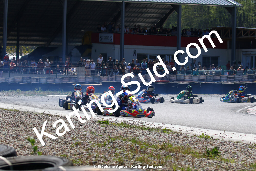 16 & 17/04/2022 : 3ème manche du Championnat du Sud 2022 au circuit d’Aigues-Vives (photos Stéphane Agnus) 2022 — karting