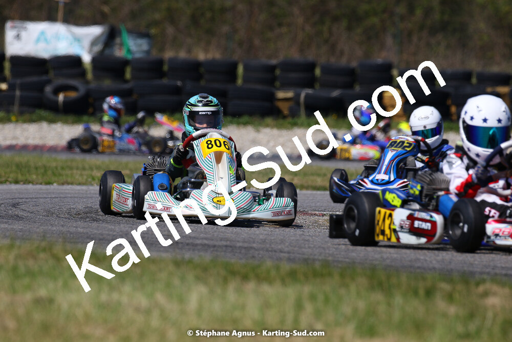 16 & 17/04/2022 : 3ème manche du Championnat du Sud 2022 au circuit d’Aigues-Vives (photos Stéphane Agnus) 2022 — karting