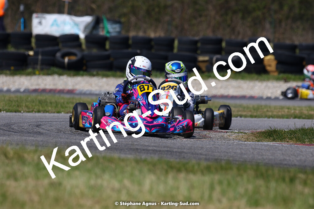16 & 17/04/2022 : 3ème manche du Championnat du Sud 2022 au circuit d’Aigues-Vives (photos Stéphane Agnus) 2022 — karting