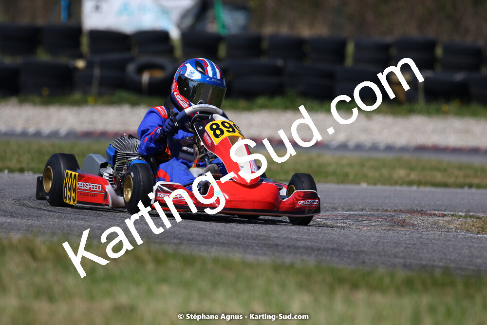16 & 17/04/2022 : 3ème manche du Championnat du Sud 2022 au circuit d’Aigues-Vives (photos Stéphane Agnus) 2022 — karting