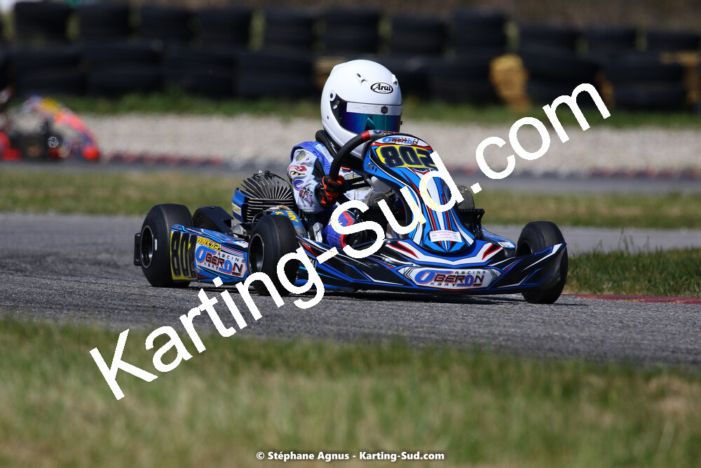 16 & 17/04/2022 : 3ème manche du Championnat du Sud 2022 au circuit d’Aigues-Vives (photos Stéphane Agnus) 2022 — karting