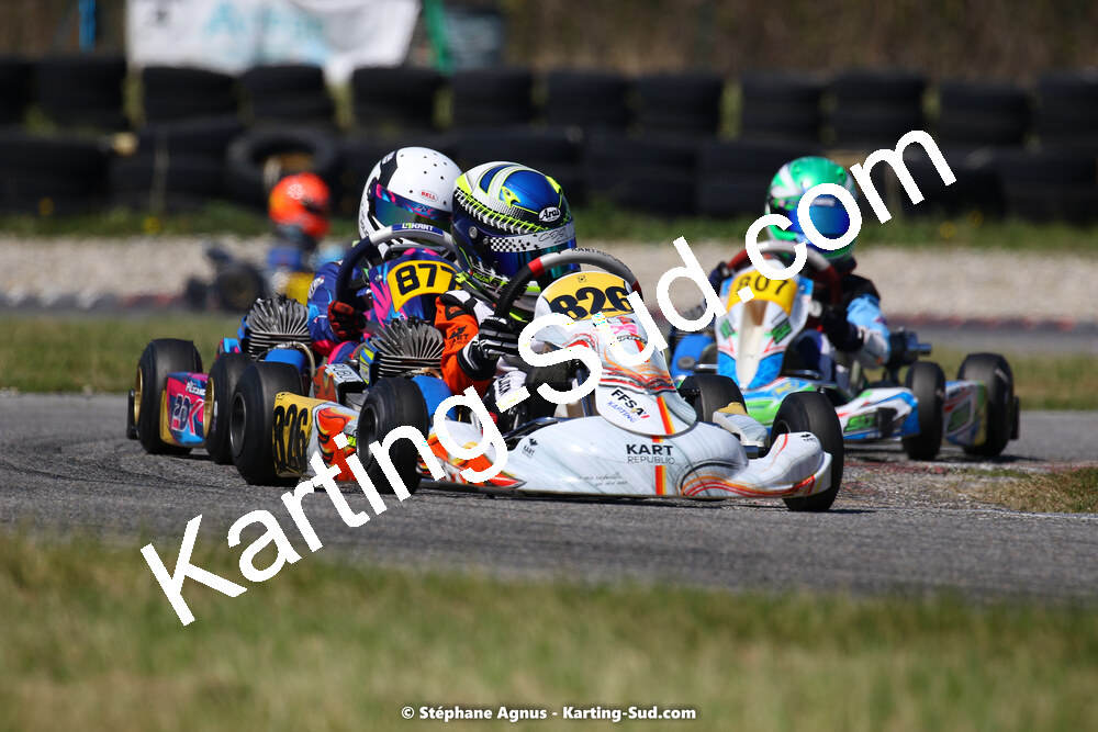 16 & 17/04/2022 : 3ème manche du Championnat du Sud 2022 au circuit d’Aigues-Vives (photos Stéphane Agnus) 2022 — karting