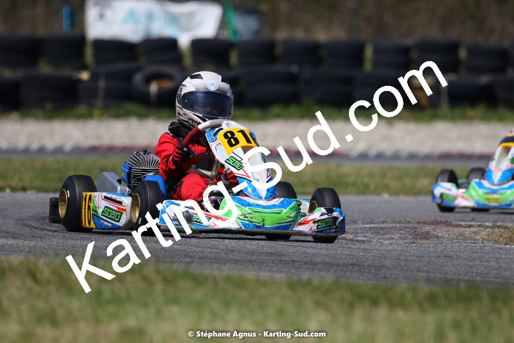 16 & 17/04/2022 : 3ème manche du Championnat du Sud 2022 au circuit d’Aigues-Vives (photos Stéphane Agnus) 2022 — karting