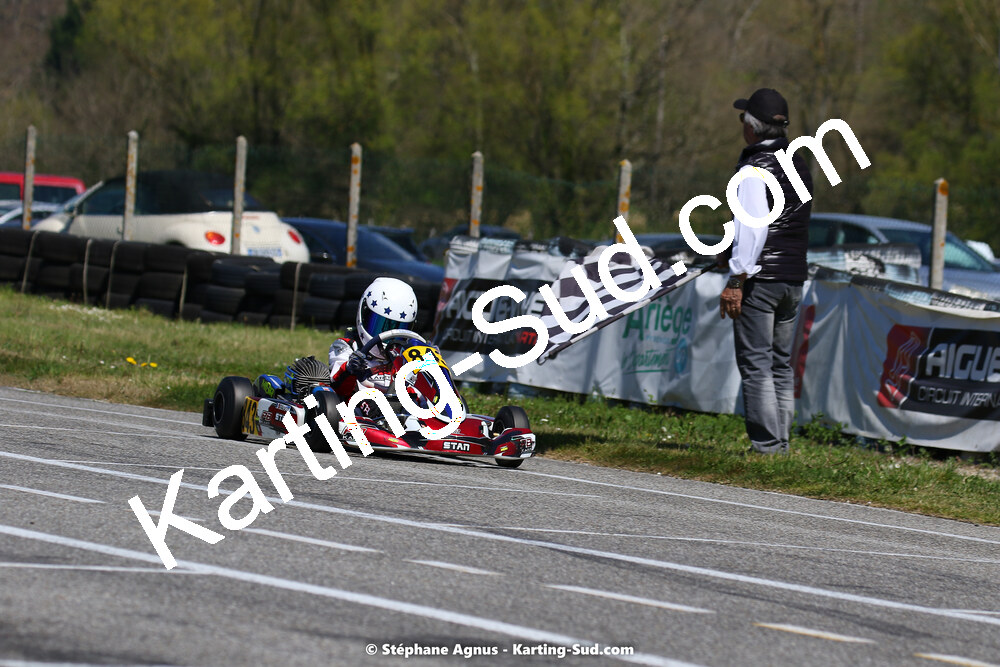 16 & 17/04/2022 : 3ème manche du Championnat du Sud 2022 au circuit d’Aigues-Vives (photos Stéphane Agnus) 2022 — karting