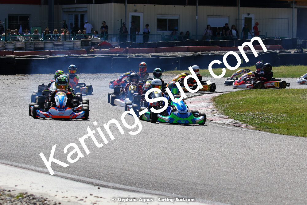 16 & 17/04/2022 : 3ème manche du Championnat du Sud 2022 au circuit d’Aigues-Vives (photos Stéphane Agnus) 2022 — karting