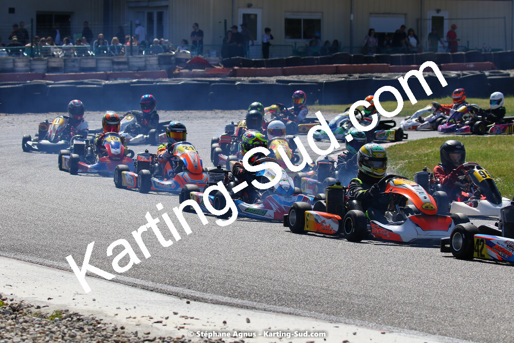 16 & 17/04/2022 : 3ème manche du Championnat du Sud 2022 au circuit d’Aigues-Vives (photos Stéphane Agnus) 2022 — karting