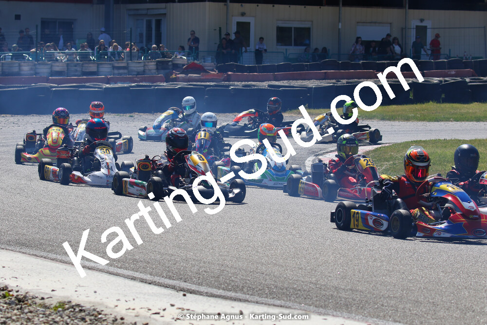 16 & 17/04/2022 : 3ème manche du Championnat du Sud 2022 au circuit d’Aigues-Vives (photos Stéphane Agnus) 2022 — karting