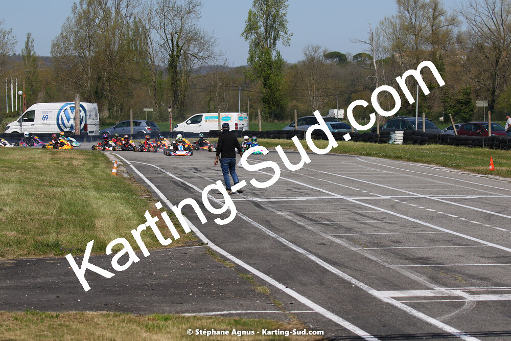 16 & 17/04/2022 : 3ème manche du Championnat du Sud 2022 au circuit d’Aigues-Vives (photos Stéphane Agnus) 2022 — karting