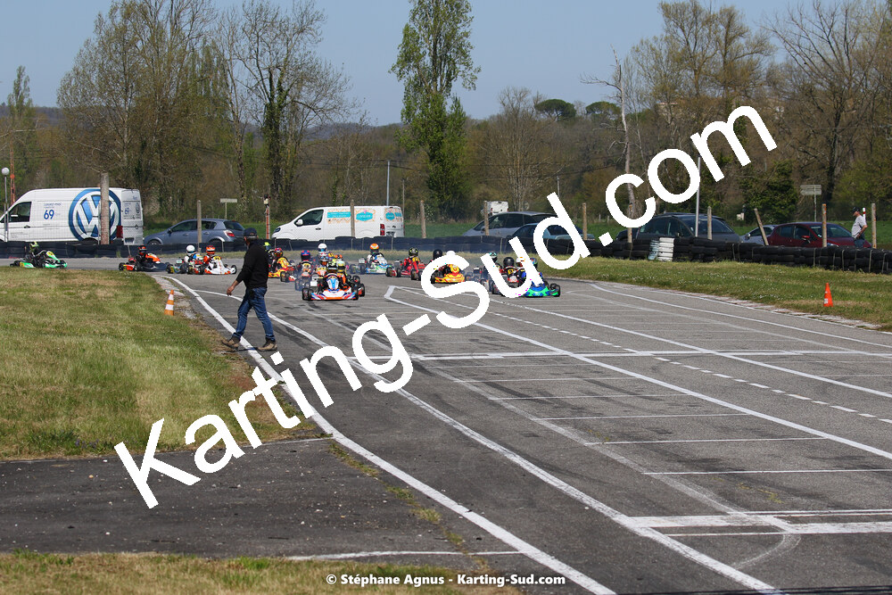 16 & 17/04/2022 : 3ème manche du Championnat du Sud 2022 au circuit d’Aigues-Vives (photos Stéphane Agnus) 2022 — karting