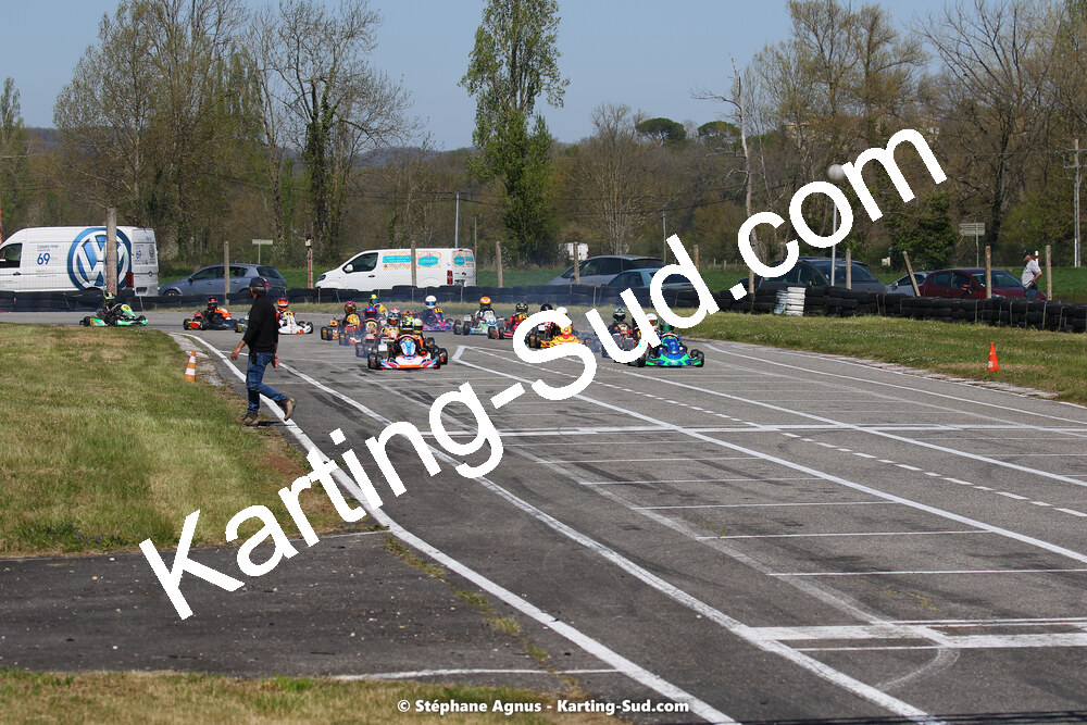 16 & 17/04/2022 : 3ème manche du Championnat du Sud 2022 au circuit d’Aigues-Vives (photos Stéphane Agnus) 2022 — karting