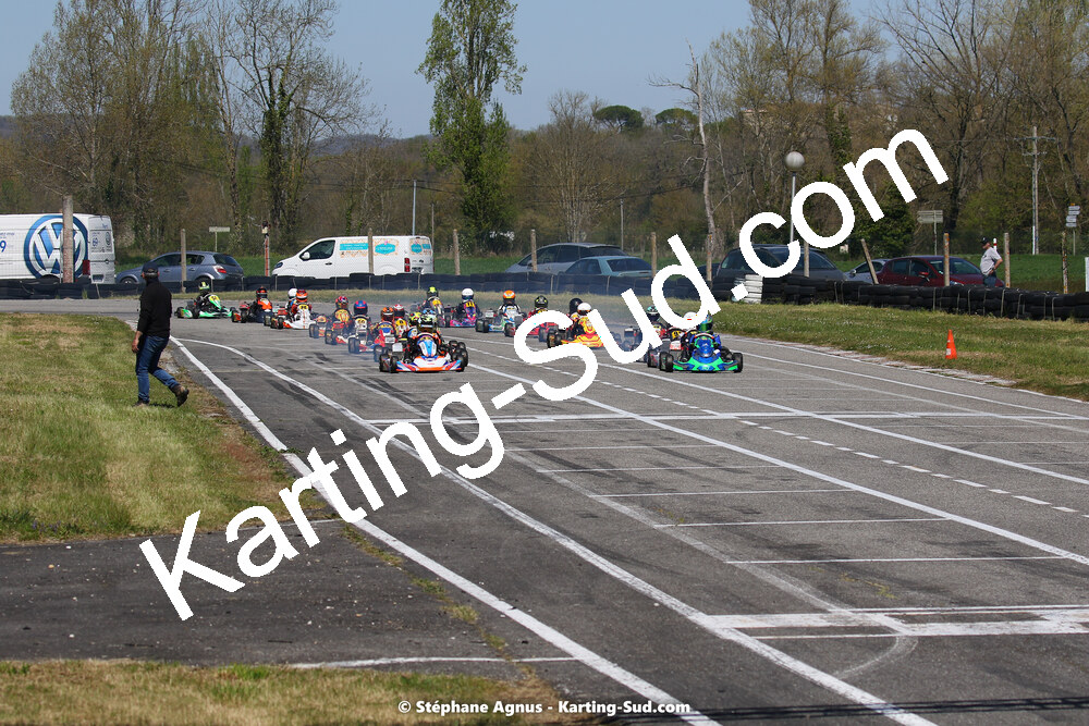 16 & 17/04/2022 : 3ème manche du Championnat du Sud 2022 au circuit d’Aigues-Vives (photos Stéphane Agnus) 2022 — karting