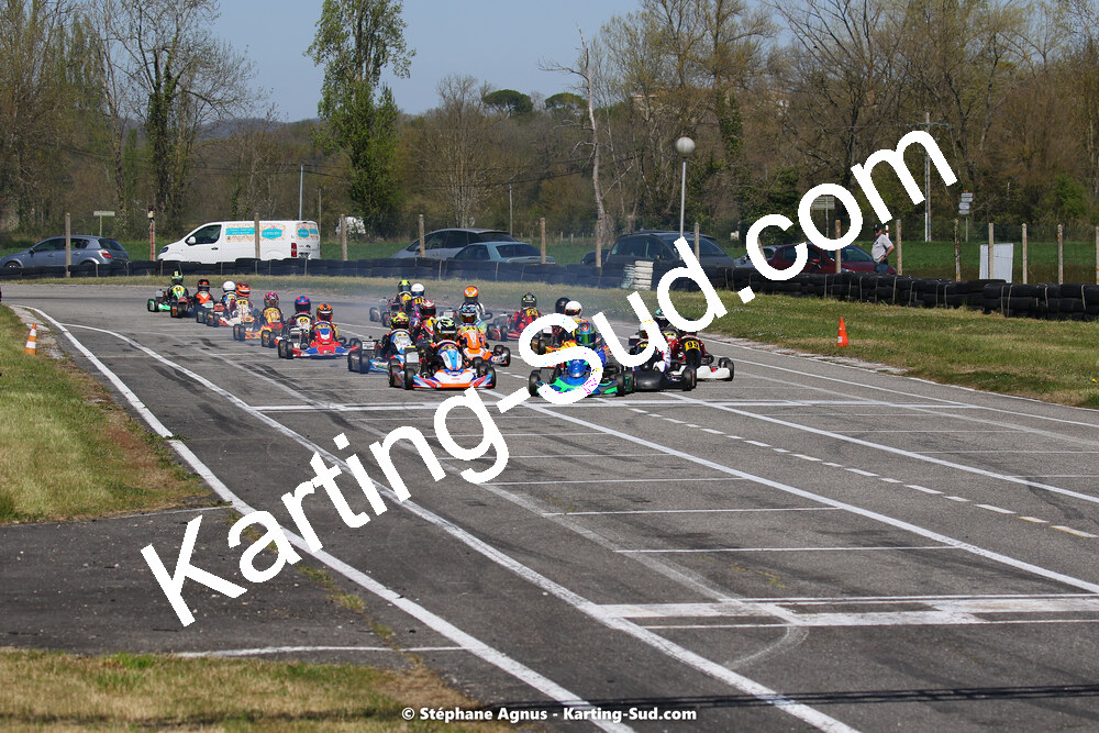 16 & 17/04/2022 : 3ème manche du Championnat du Sud 2022 au circuit d’Aigues-Vives (photos Stéphane Agnus) 2022 — karting