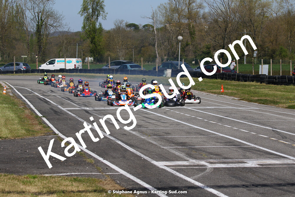 16 & 17/04/2022 : 3ème manche du Championnat du Sud 2022 au circuit d’Aigues-Vives (photos Stéphane Agnus) 2022 — karting