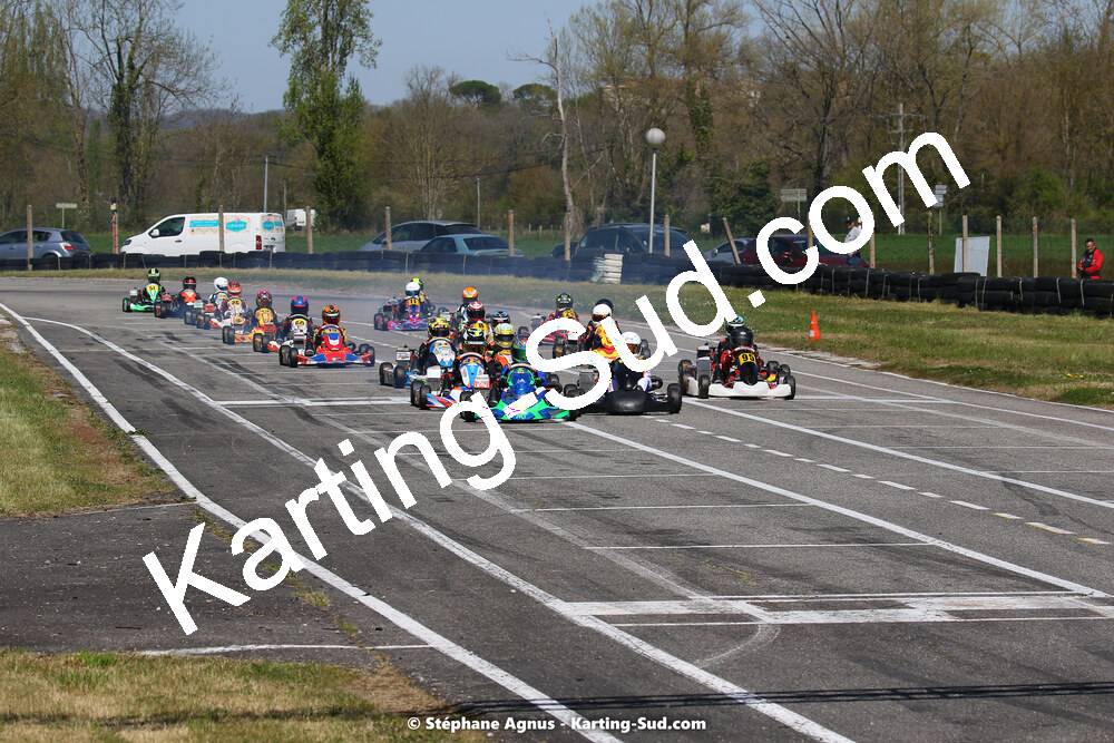 16 & 17/04/2022 : 3ème manche du Championnat du Sud 2022 au circuit d’Aigues-Vives (photos Stéphane Agnus) 2022 — karting