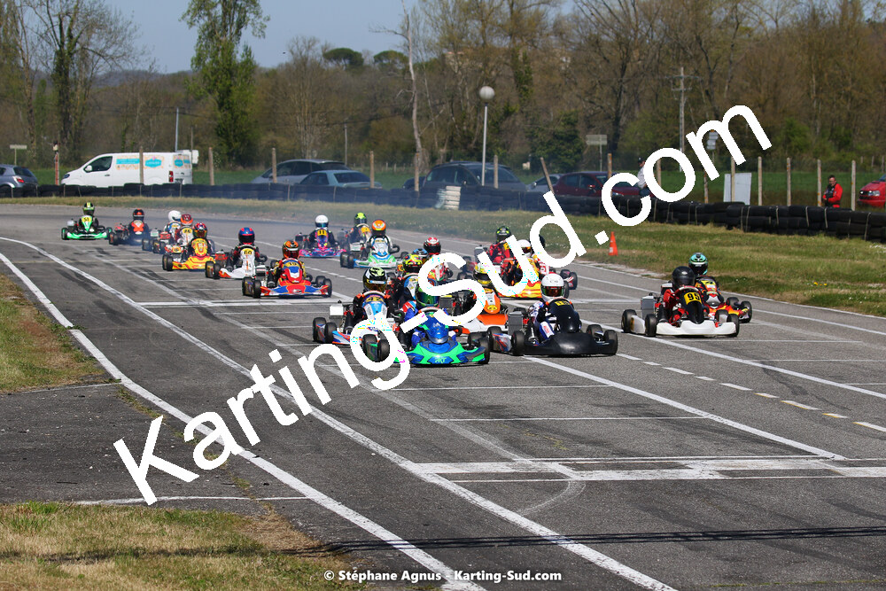 16 & 17/04/2022 : 3ème manche du Championnat du Sud 2022 au circuit d’Aigues-Vives (photos Stéphane Agnus) 2022 — karting