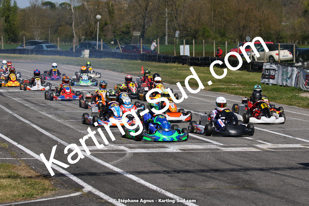 16 & 17/04/2022 : 3ème manche du Championnat du Sud 2022 au circuit d’Aigues-Vives (photos Stéphane Agnus) 2022 — karting
