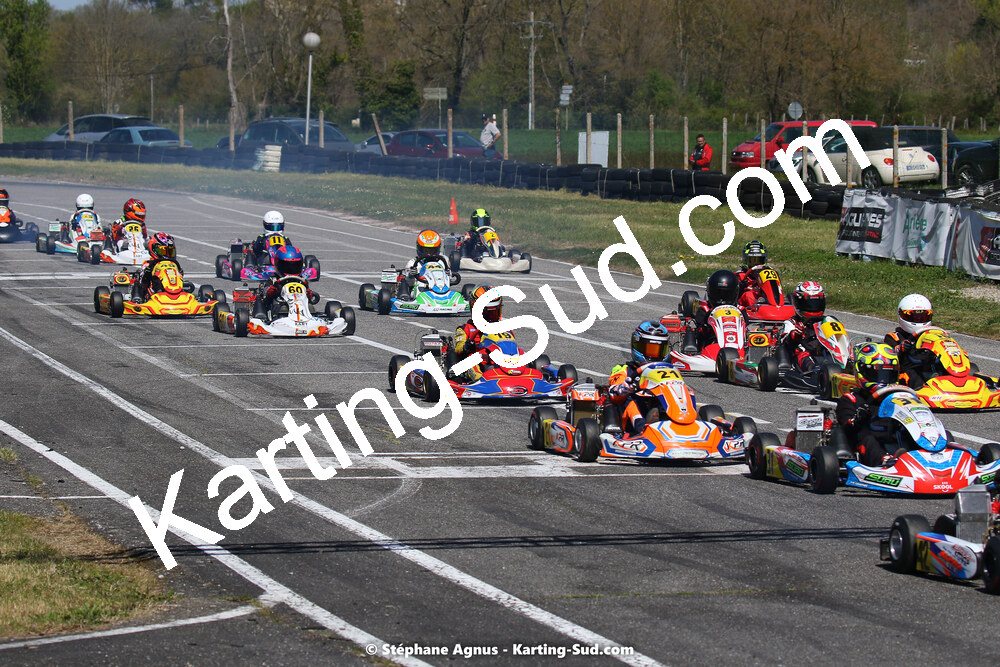 16 & 17/04/2022 : 3ème manche du Championnat du Sud 2022 au circuit d’Aigues-Vives (photos Stéphane Agnus) 2022 — karting
