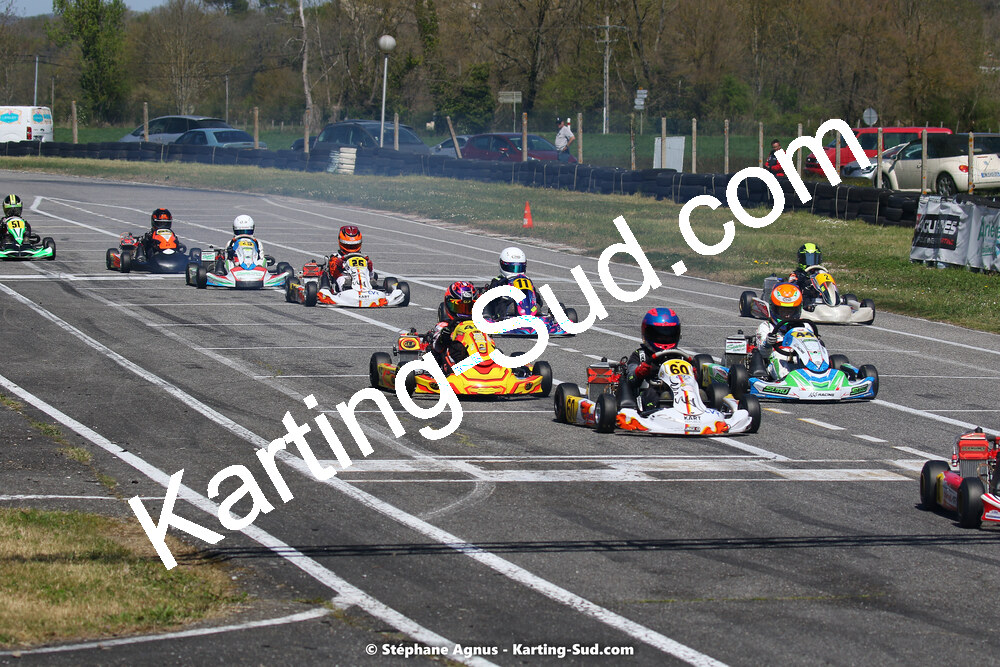 16 & 17/04/2022 : 3ème manche du Championnat du Sud 2022 au circuit d’Aigues-Vives (photos Stéphane Agnus) 2022 — karting