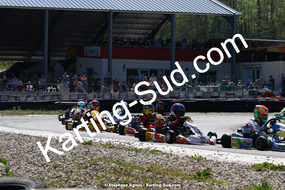 16 & 17/04/2022 : 3ème manche du Championnat du Sud 2022 au circuit d’Aigues-Vives (photos Stéphane Agnus) 2022 — karting
