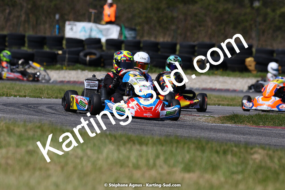 16 & 17/04/2022 : 3ème manche du Championnat du Sud 2022 au circuit d’Aigues-Vives (photos Stéphane Agnus) 2022 — karting