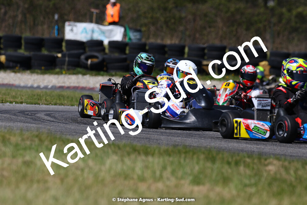 16 & 17/04/2022 : 3ème manche du Championnat du Sud 2022 au circuit d’Aigues-Vives (photos Stéphane Agnus) 2022 — karting