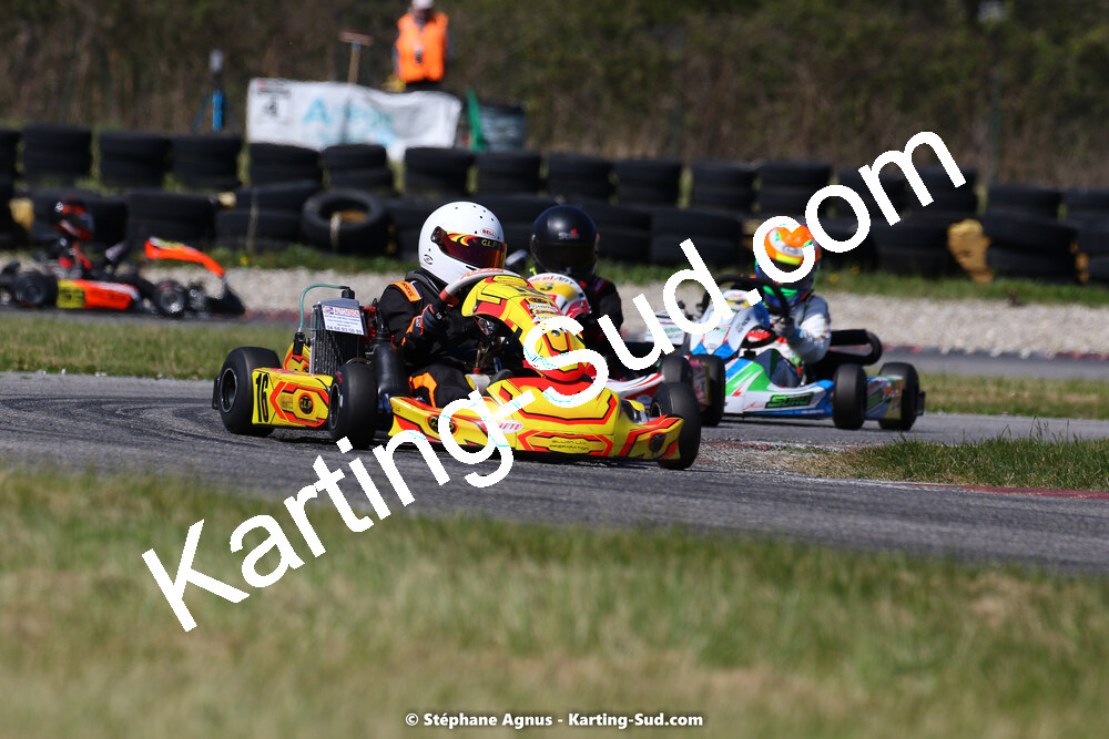 16 & 17/04/2022 : 3ème manche du Championnat du Sud 2022 au circuit d’Aigues-Vives (photos Stéphane Agnus) 2022 — karting
