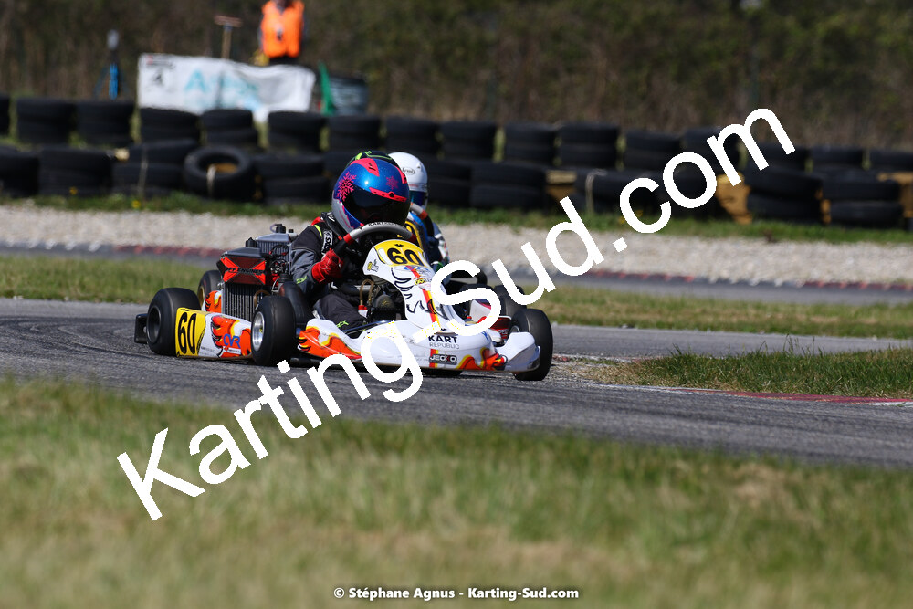 16 & 17/04/2022 : 3ème manche du Championnat du Sud 2022 au circuit d’Aigues-Vives (photos Stéphane Agnus) 2022 — karting
