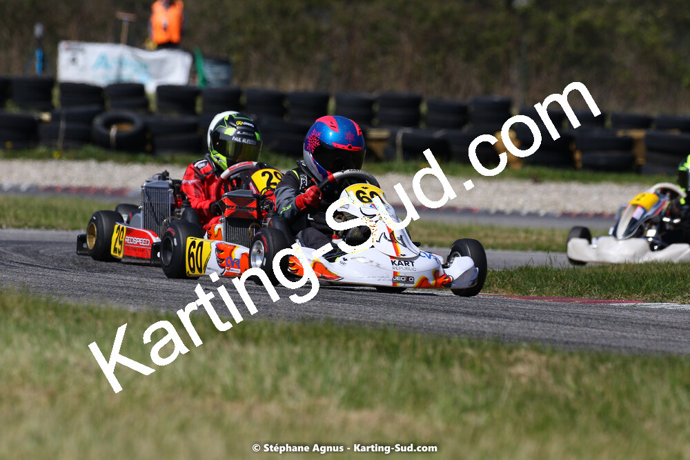 16 & 17/04/2022 : 3ème manche du Championnat du Sud 2022 au circuit d’Aigues-Vives (photos Stéphane Agnus) 2022 — karting