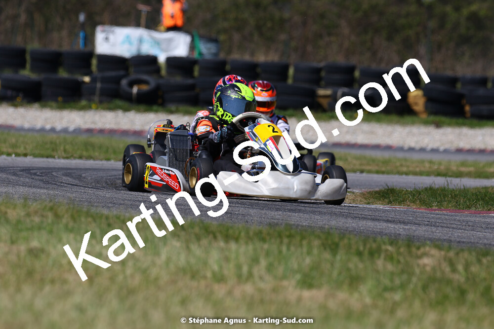 16 & 17/04/2022 : 3ème manche du Championnat du Sud 2022 au circuit d’Aigues-Vives (photos Stéphane Agnus) 2022 — karting