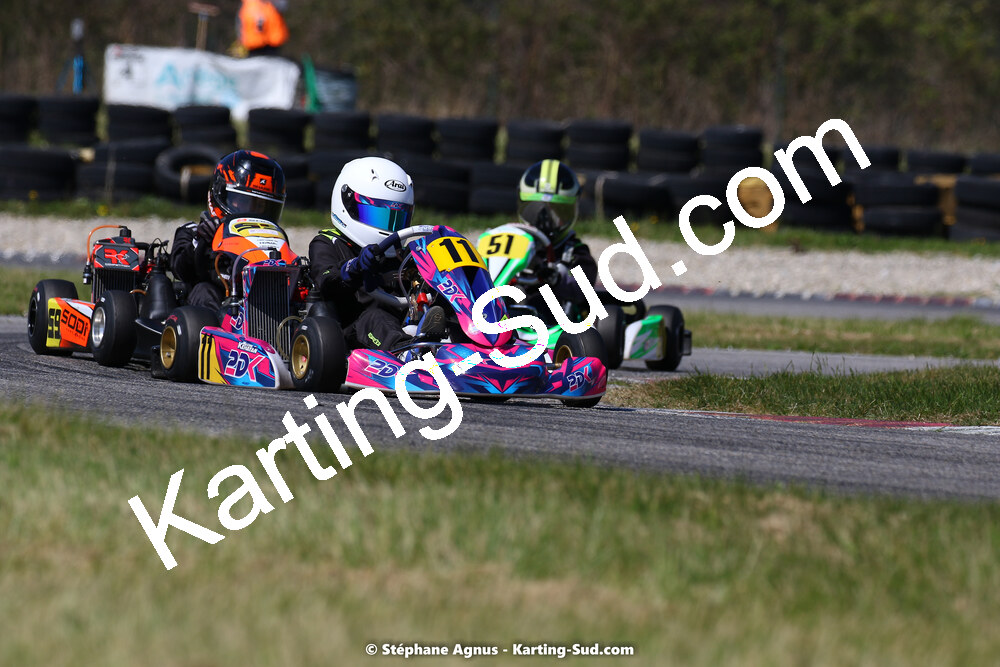 16 & 17/04/2022 : 3ème manche du Championnat du Sud 2022 au circuit d’Aigues-Vives (photos Stéphane Agnus) 2022 — karting