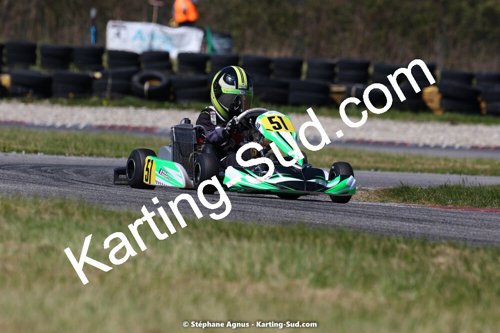 16 & 17/04/2022 : 3ème manche du Championnat du Sud 2022 au circuit d’Aigues-Vives (photos Stéphane Agnus) 2022 — karting