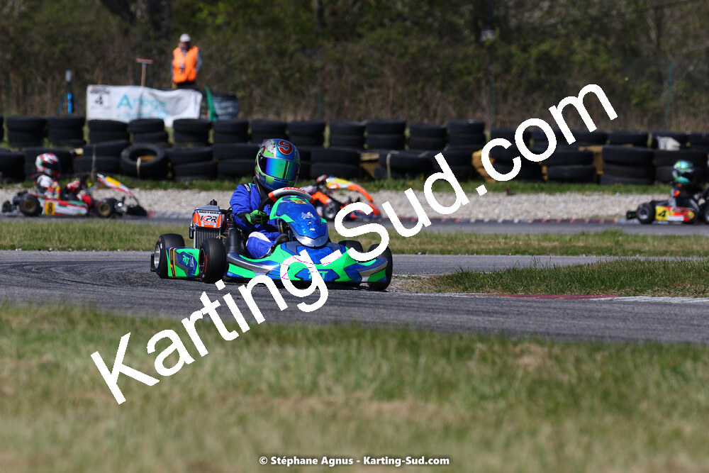 16 & 17/04/2022 : 3ème manche du Championnat du Sud 2022 au circuit d’Aigues-Vives (photos Stéphane Agnus) 2022 — karting