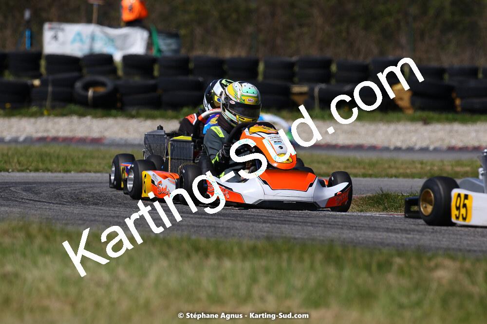 16 & 17/04/2022 : 3ème manche du Championnat du Sud 2022 au circuit d’Aigues-Vives (photos Stéphane Agnus) 2022 — karting