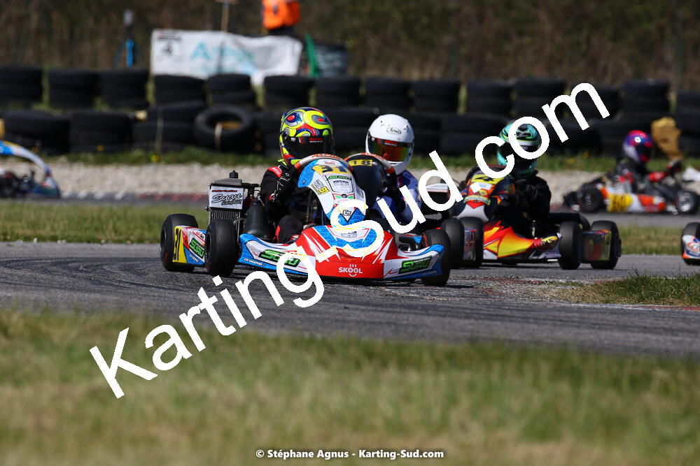 16 & 17/04/2022 : 3ème manche du Championnat du Sud 2022 au circuit d’Aigues-Vives (photos Stéphane Agnus) 2022 — karting