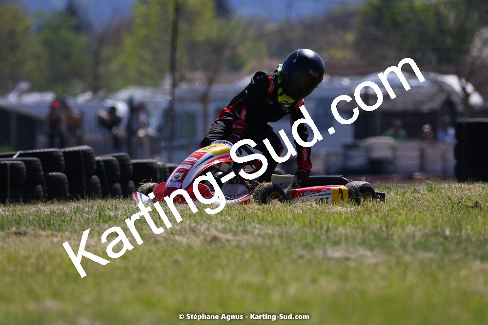 16 & 17/04/2022 : 3ème manche du Championnat du Sud 2022 au circuit d’Aigues-Vives (photos Stéphane Agnus) 2022 — karting