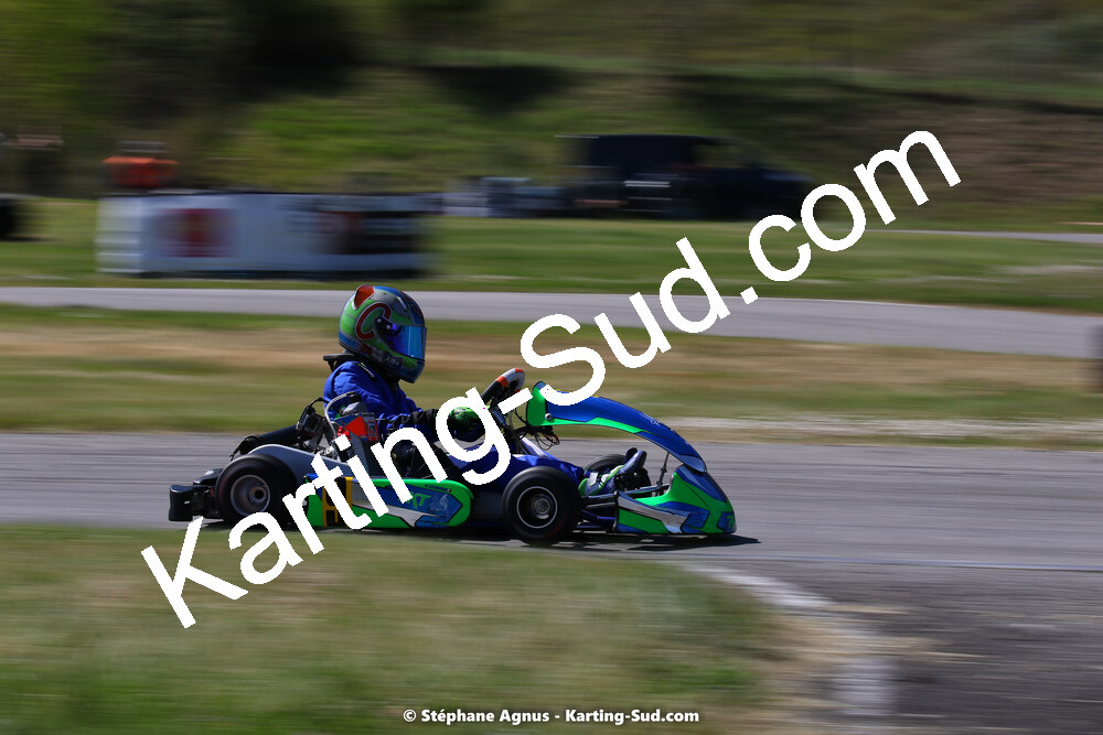 16 & 17/04/2022 : 3ème manche du Championnat du Sud 2022 au circuit d’Aigues-Vives (photos Stéphane Agnus) 2022 — karting