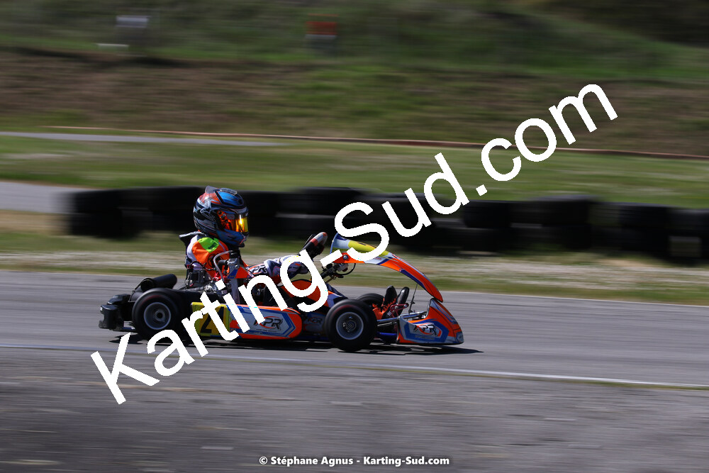 16 & 17/04/2022 : 3ème manche du Championnat du Sud 2022 au circuit d’Aigues-Vives (photos Stéphane Agnus) 2022 — karting
