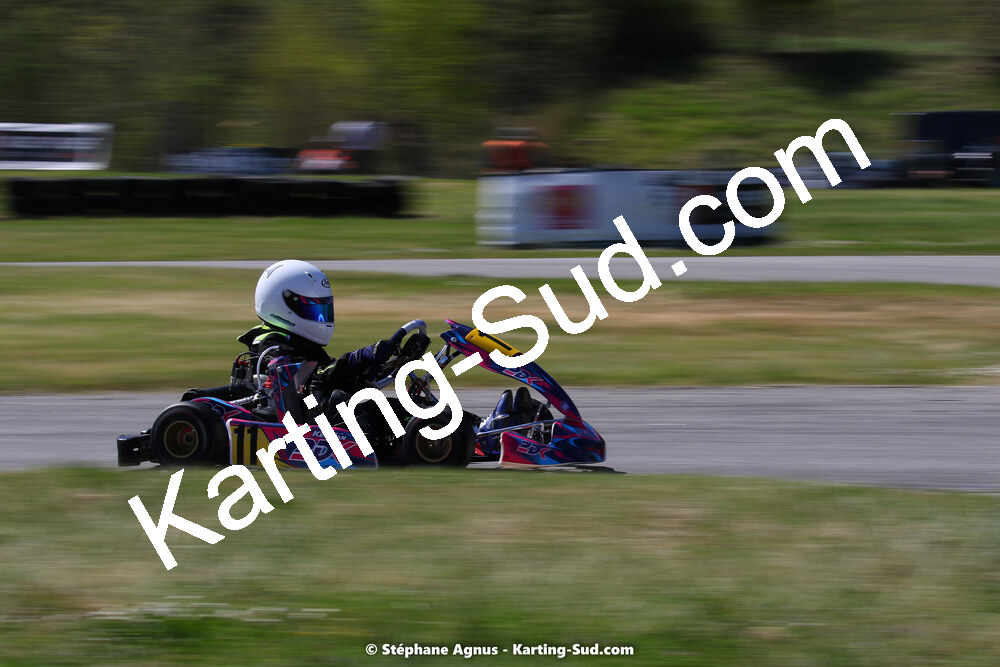 16 & 17/04/2022 : 3ème manche du Championnat du Sud 2022 au circuit d’Aigues-Vives (photos Stéphane Agnus) 2022 — karting