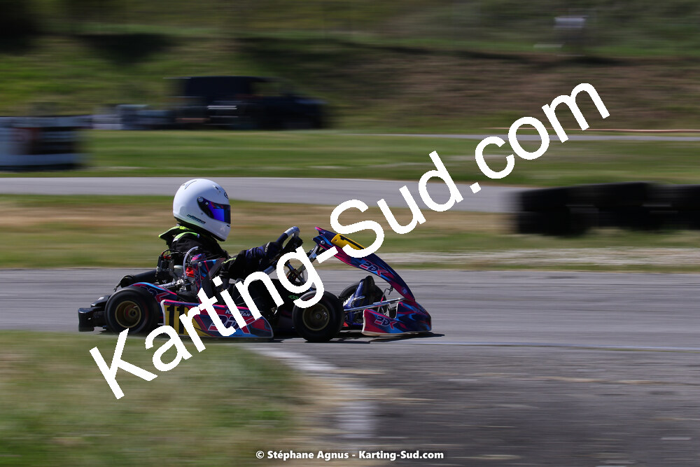 16 & 17/04/2022 : 3ème manche du Championnat du Sud 2022 au circuit d’Aigues-Vives (photos Stéphane Agnus) 2022 — karting