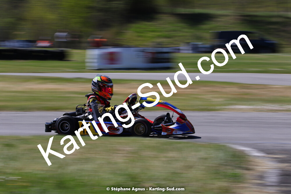 16 & 17/04/2022 : 3ème manche du Championnat du Sud 2022 au circuit d’Aigues-Vives (photos Stéphane Agnus) 2022 — karting