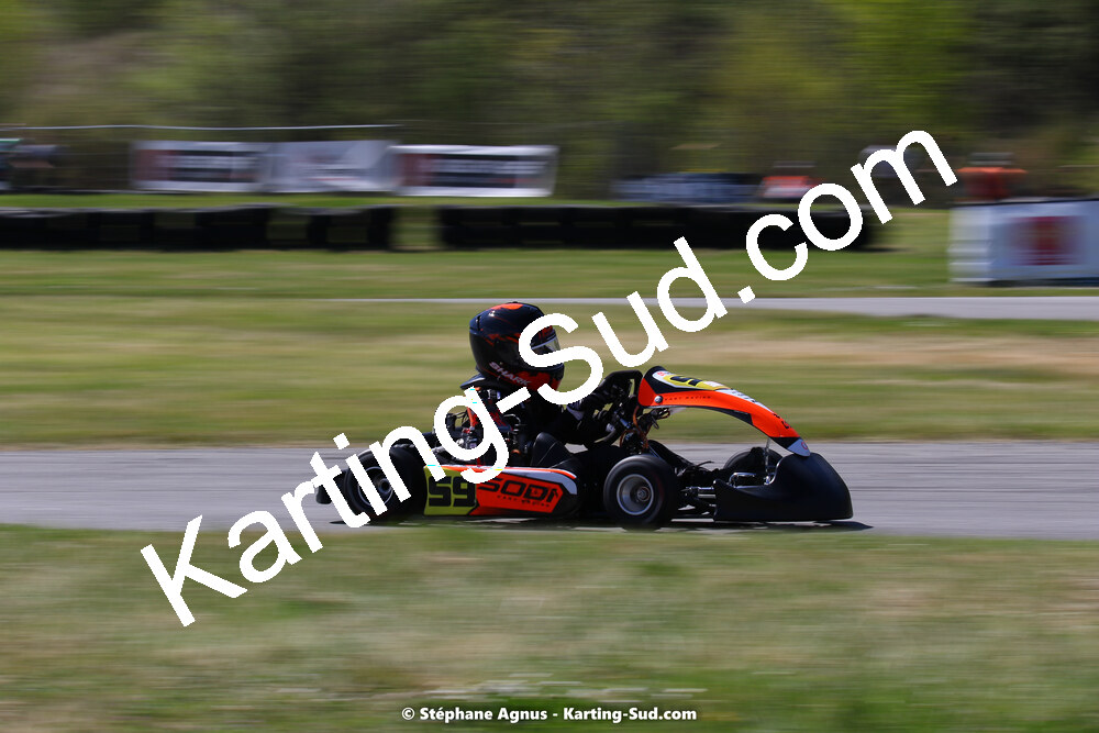 16 & 17/04/2022 : 3ème manche du Championnat du Sud 2022 au circuit d’Aigues-Vives (photos Stéphane Agnus) 2022 — karting