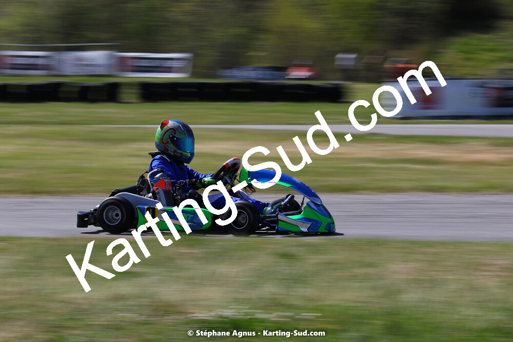 16 & 17/04/2022 : 3ème manche du Championnat du Sud 2022 au circuit d’Aigues-Vives (photos Stéphane Agnus) 2022 — karting