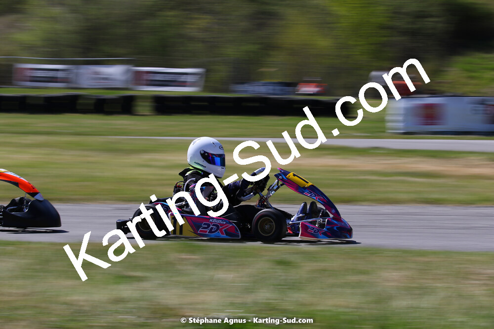 16 & 17/04/2022 : 3ème manche du Championnat du Sud 2022 au circuit d’Aigues-Vives (photos Stéphane Agnus) 2022 — karting
