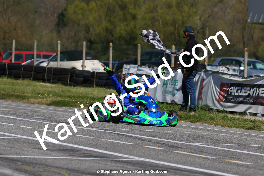 16 & 17/04/2022 : 3ème manche du Championnat du Sud 2022 au circuit d’Aigues-Vives (photos Stéphane Agnus) 2022 — karting