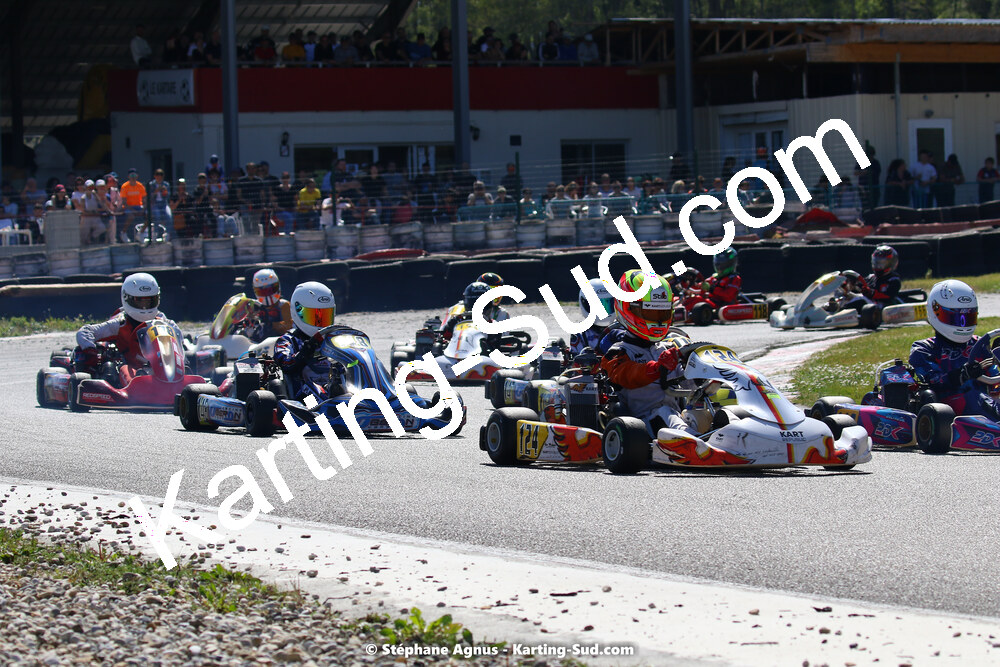 16 & 17/04/2022 : 3ème manche du Championnat du Sud 2022 au circuit d’Aigues-Vives (photos Stéphane Agnus) 2022 — karting