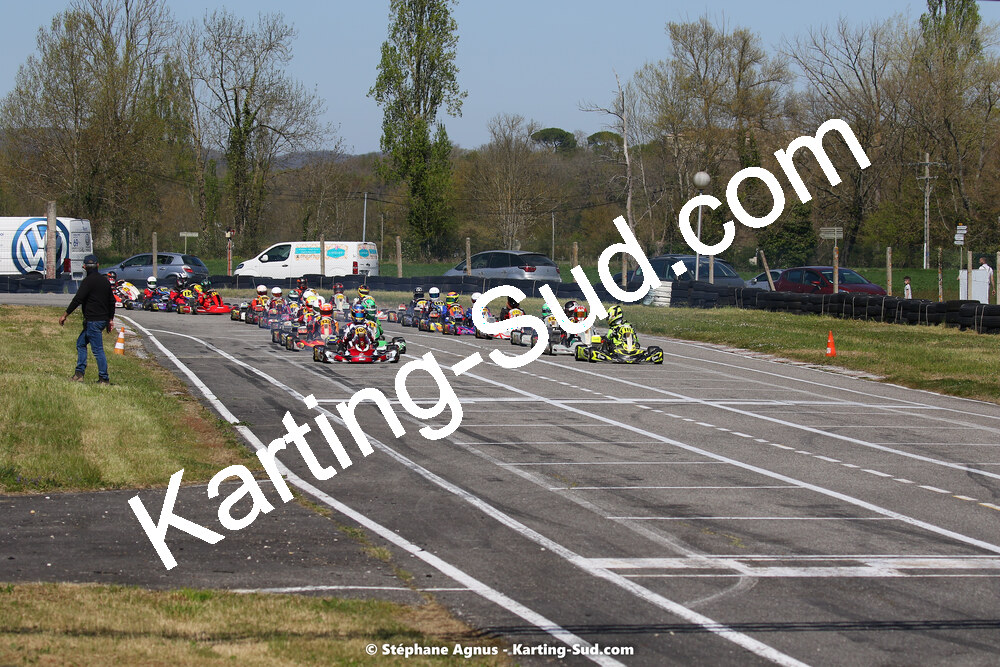 16 & 17/04/2022 : 3ème manche du Championnat du Sud 2022 au circuit d’Aigues-Vives (photos Stéphane Agnus) 2022 — karting
