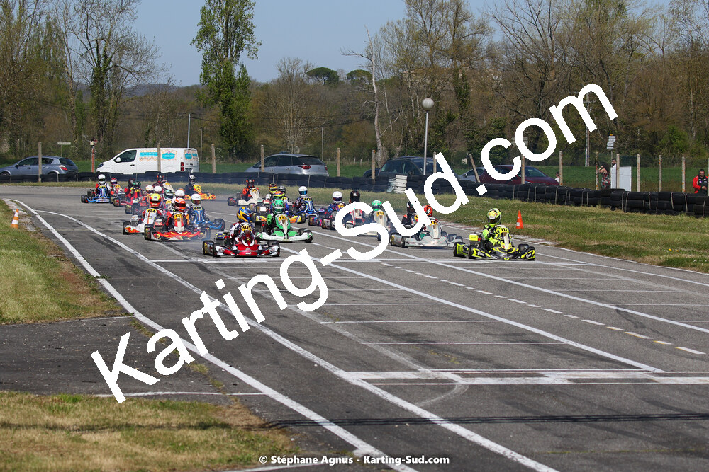 16 & 17/04/2022 : 3ème manche du Championnat du Sud 2022 au circuit d’Aigues-Vives (photos Stéphane Agnus) 2022 — karting