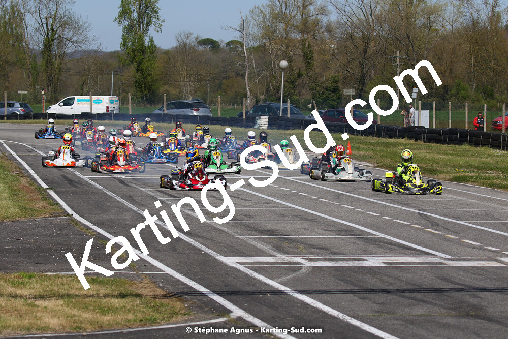 16 & 17/04/2022 : 3ème manche du Championnat du Sud 2022 au circuit d’Aigues-Vives (photos Stéphane Agnus) 2022 — karting