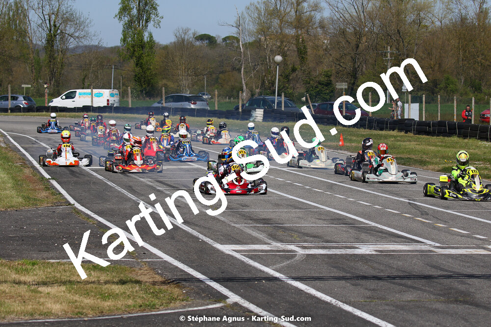 16 & 17/04/2022 : 3ème manche du Championnat du Sud 2022 au circuit d’Aigues-Vives (photos Stéphane Agnus) 2022 — karting